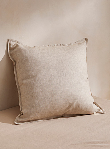 Pure linen cushion cover 50.75 x 50.75 cm