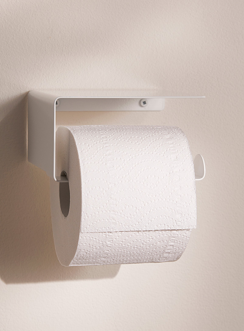 Studio Maisonnette White Minimalist toilet paper holder