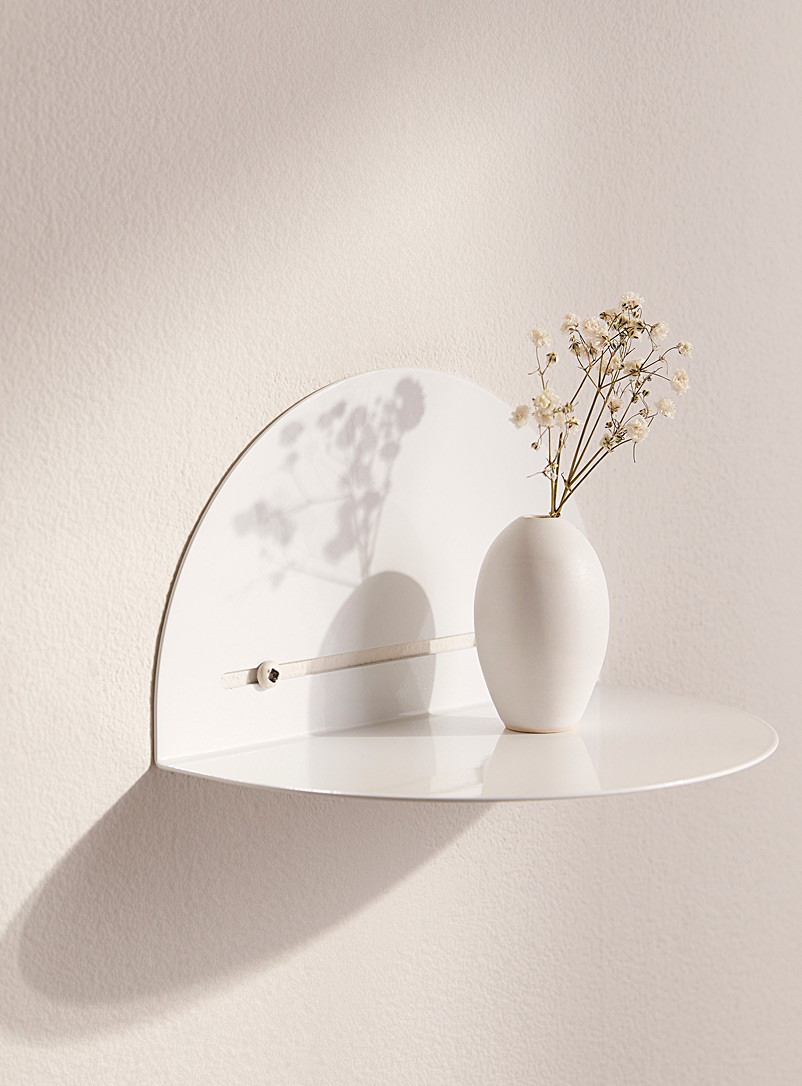 Minimalist half-moon wall shelf | Studio Maisonnette | | Simons