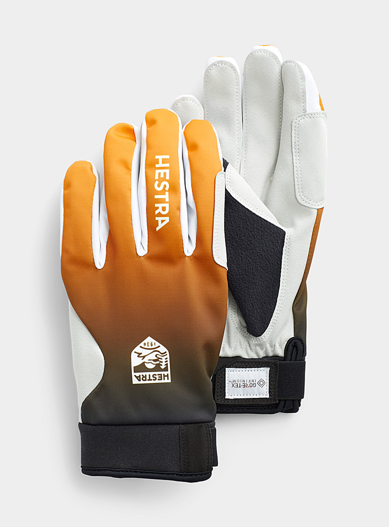 Hestra Orange Graded XC Pace gloves for men
