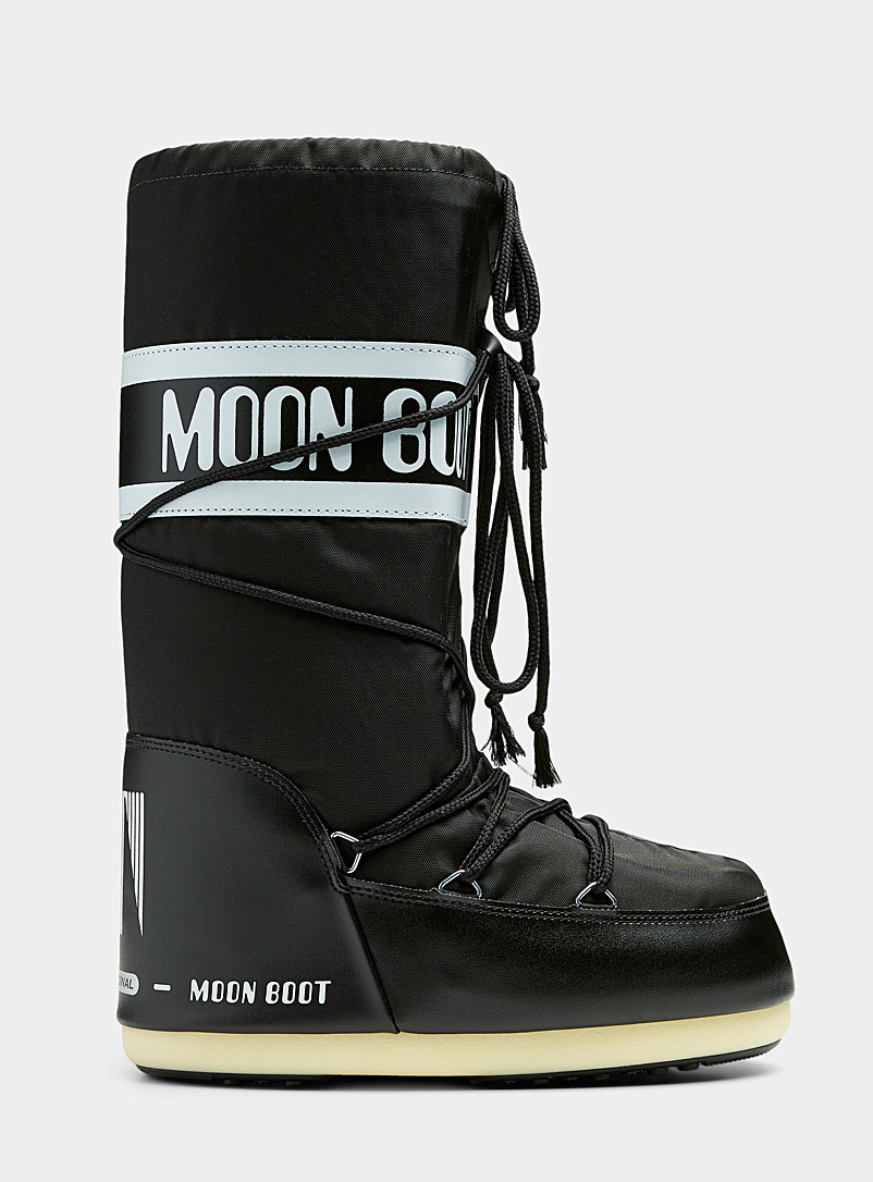 Moon Boot Black Icon lunar boots Men for men