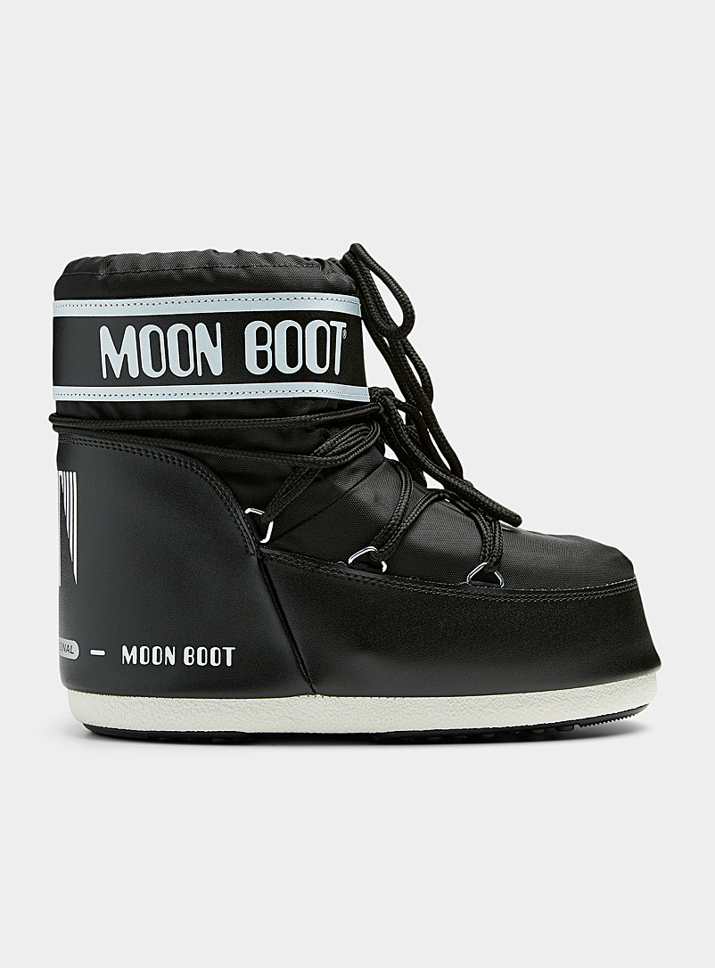 Moon Boot Black Icon low lunar boots Men for men