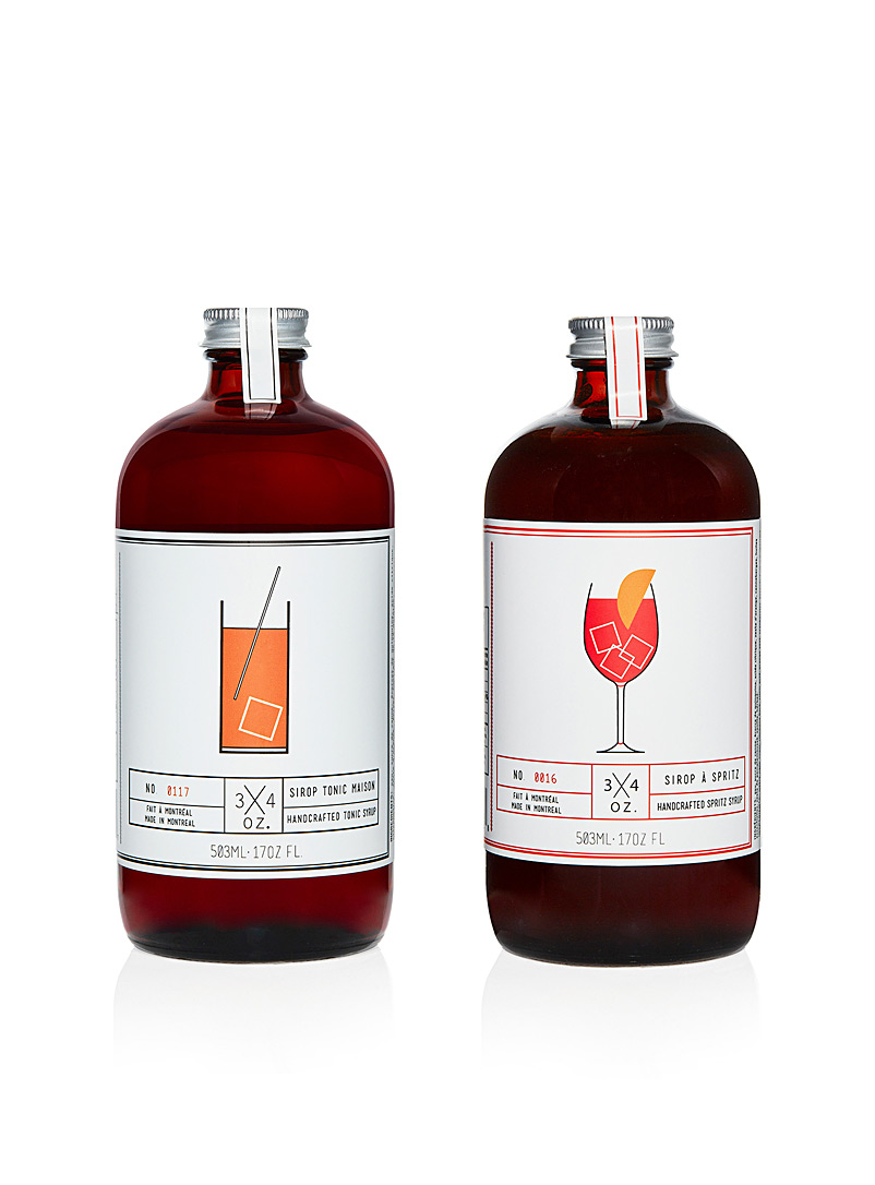 3/4 oz. Tonic Maison Assorted Spritz and tonic cocktail syrups