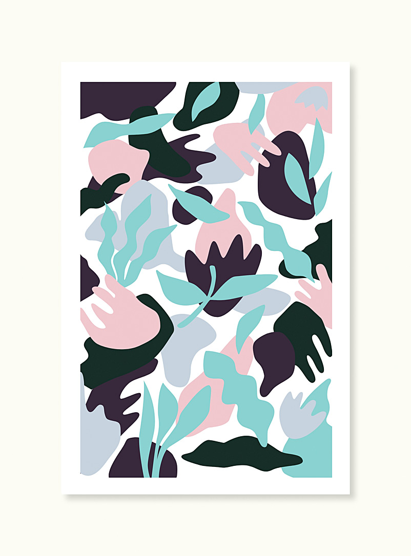 Maison Lacombe: L'affiche Lovely de saison 3 formats offerts Sarcelle-turquoise-aqua