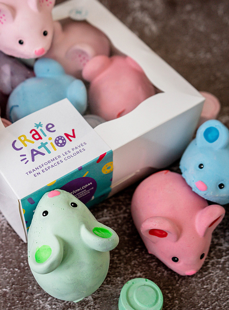 CRAIE-ATION Assorted Box of hungry mice chalk