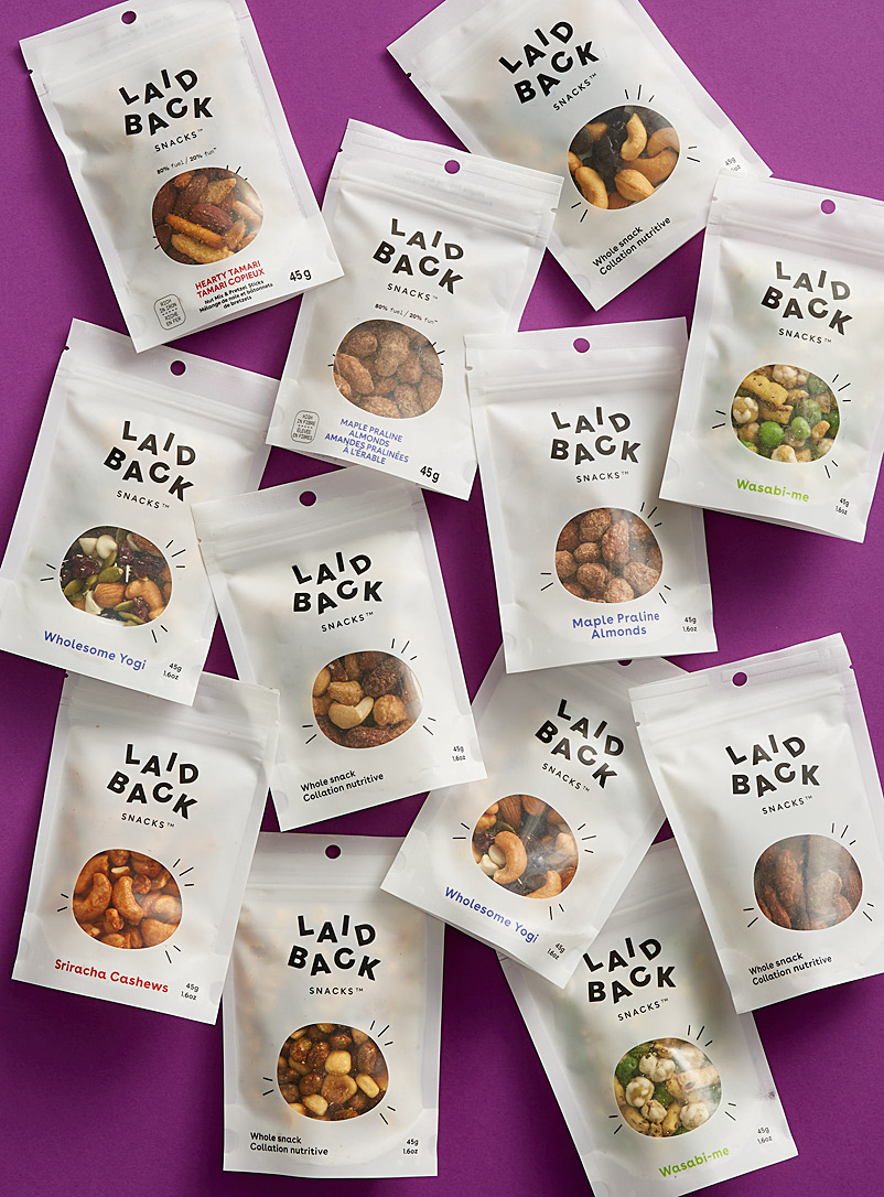 Laid Back Snacks Assorted Explorer's snack assortment Set of 12 packets