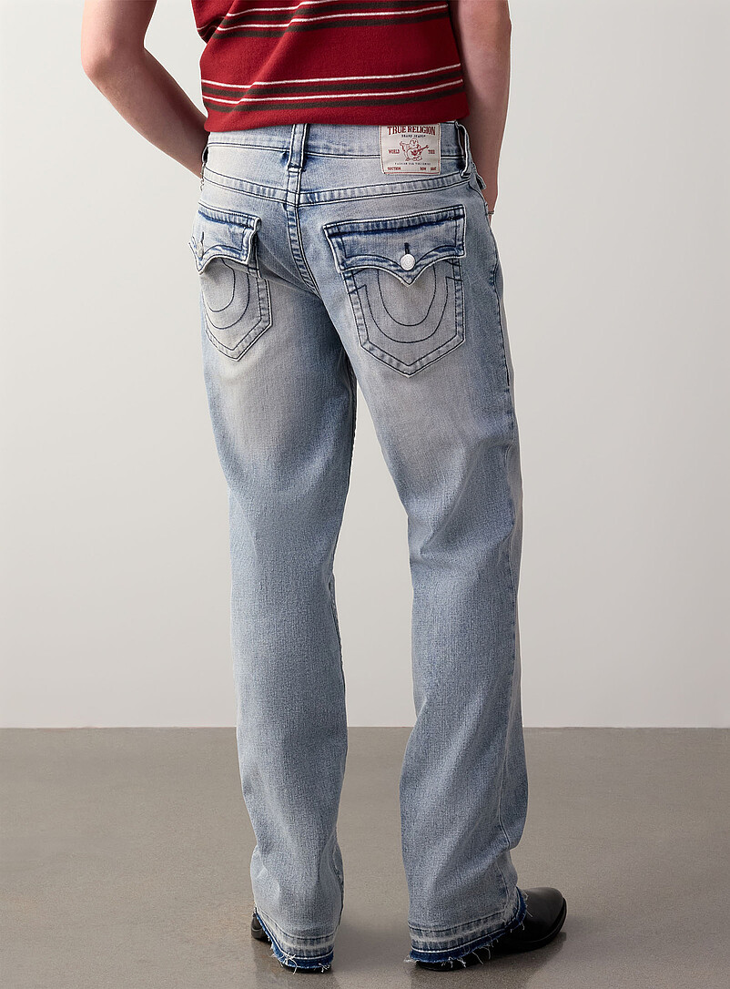 Faded flap-pocket jean Relaxed straight fit product image 3
