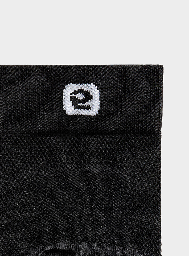 I.FIV5: La chaussette cheville maille respirante Noir pour femme