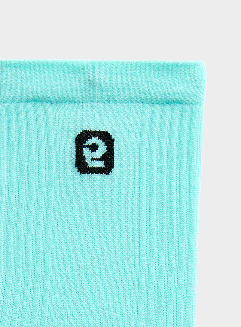 I.FIV5: La chaussette mi-mollet maille respirante Blanc pour femme