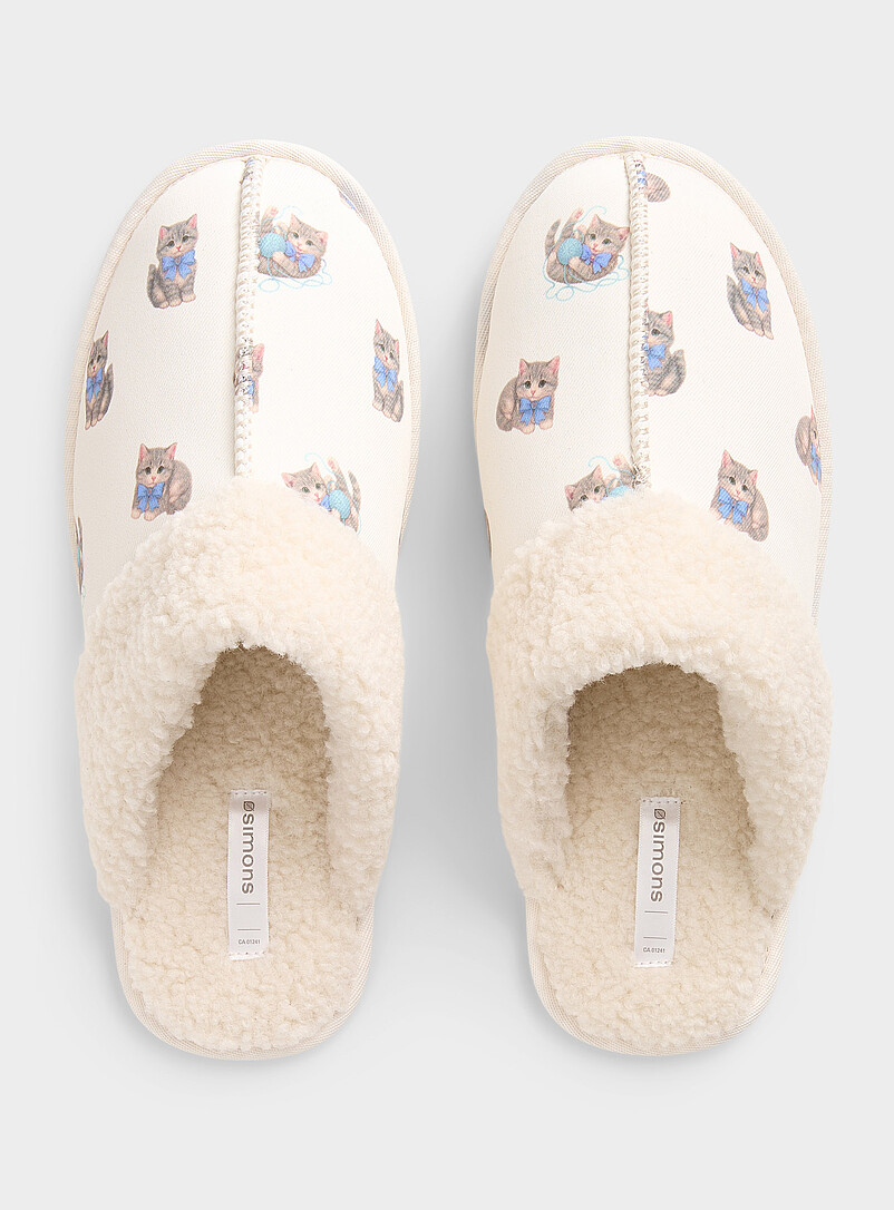 Cute Pattern Mule Slippers