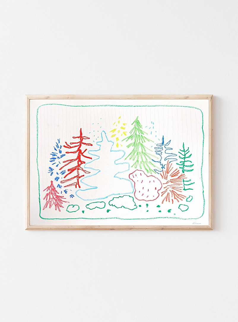 Léonie Lévesque-Robert Mossy Green Forest illustration Series limited to 3 copies