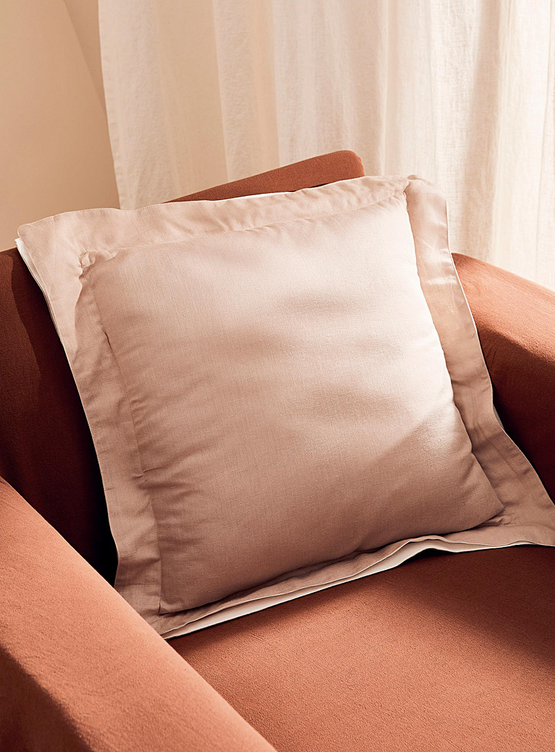 Simons Maison Sand Contrasting ruffles cushion 45 x 45 cm