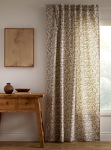 Olive branch curtain <b>One panel</b> 140 x 220&nbsp;cm