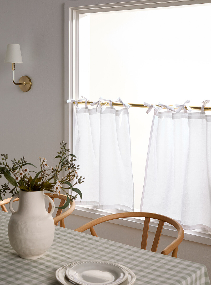 Tie-back café curtain One panel 75 x 75 cm product image (primary)