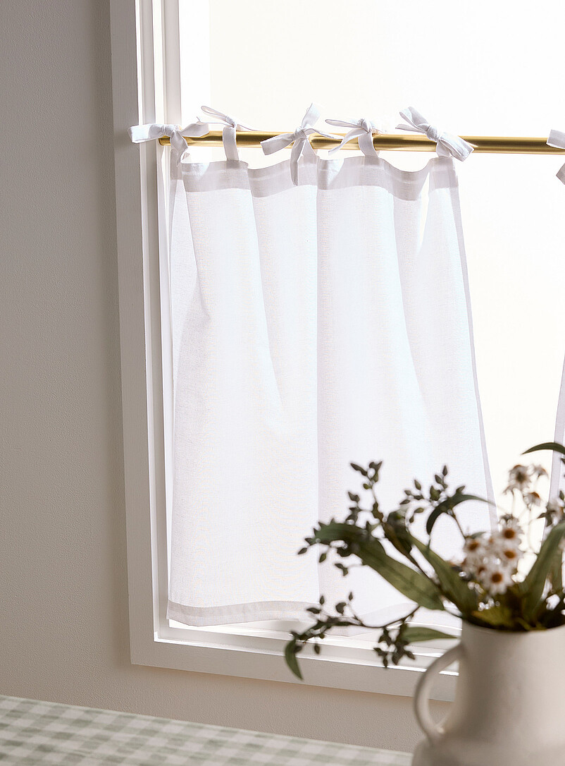 Tie-back café curtain One panel 75 x 75 cm product image 2