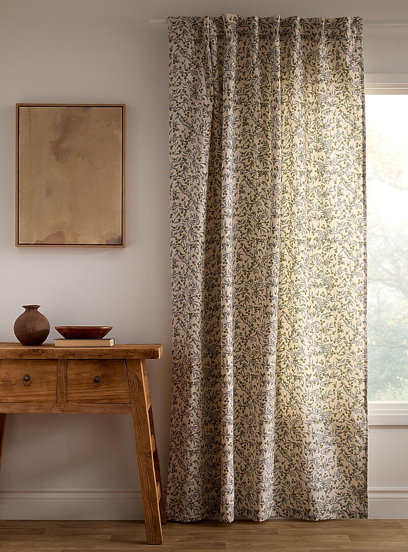 Olive branch curtain One panel 140 x 220 cm product image (primary)