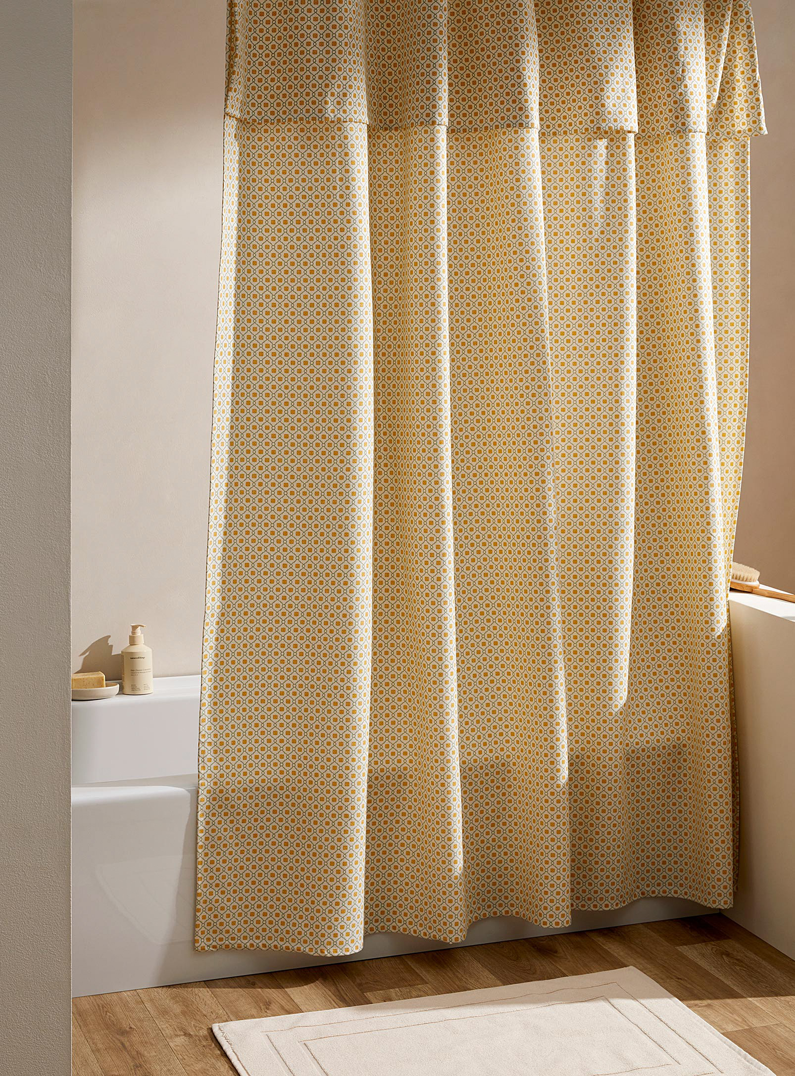 Simons Maison - Bohemian tiles recycled fibre shower curtain