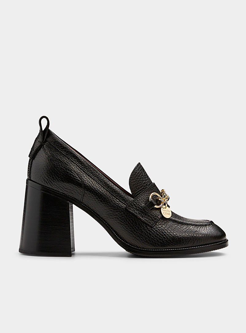 See by Chloé Black Aryel heeled loafers Women for women