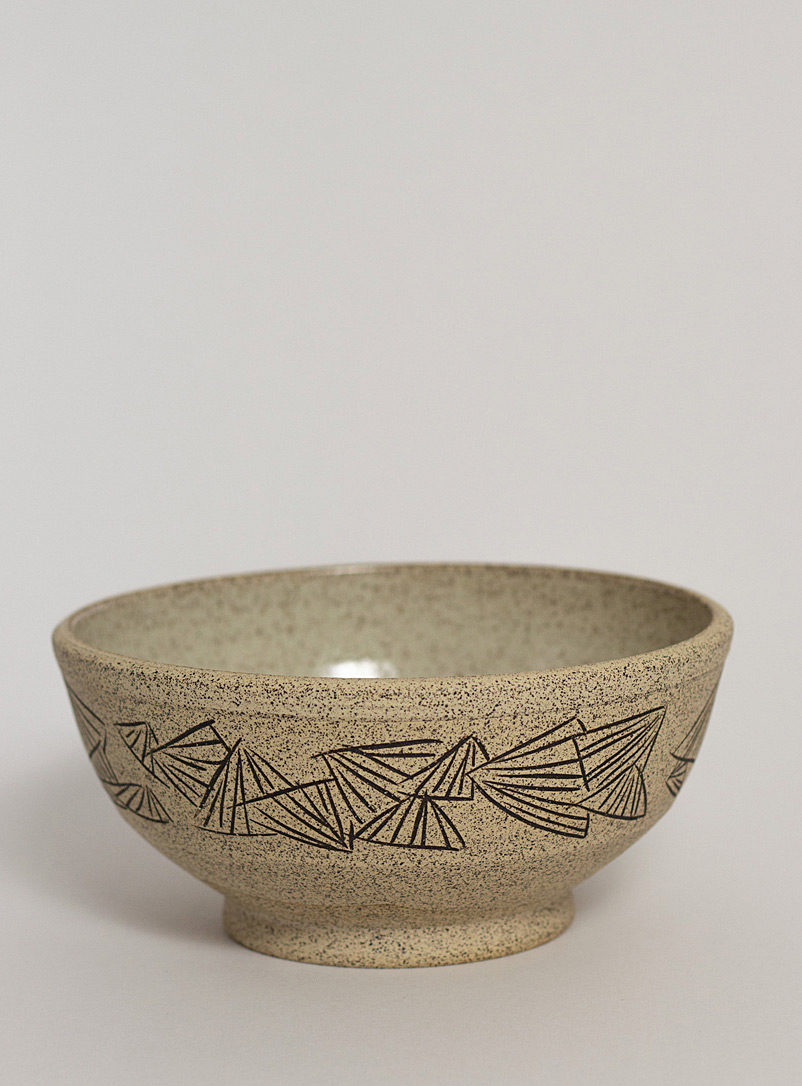 ABL céramique Sand Fan stoneware dinner bowl