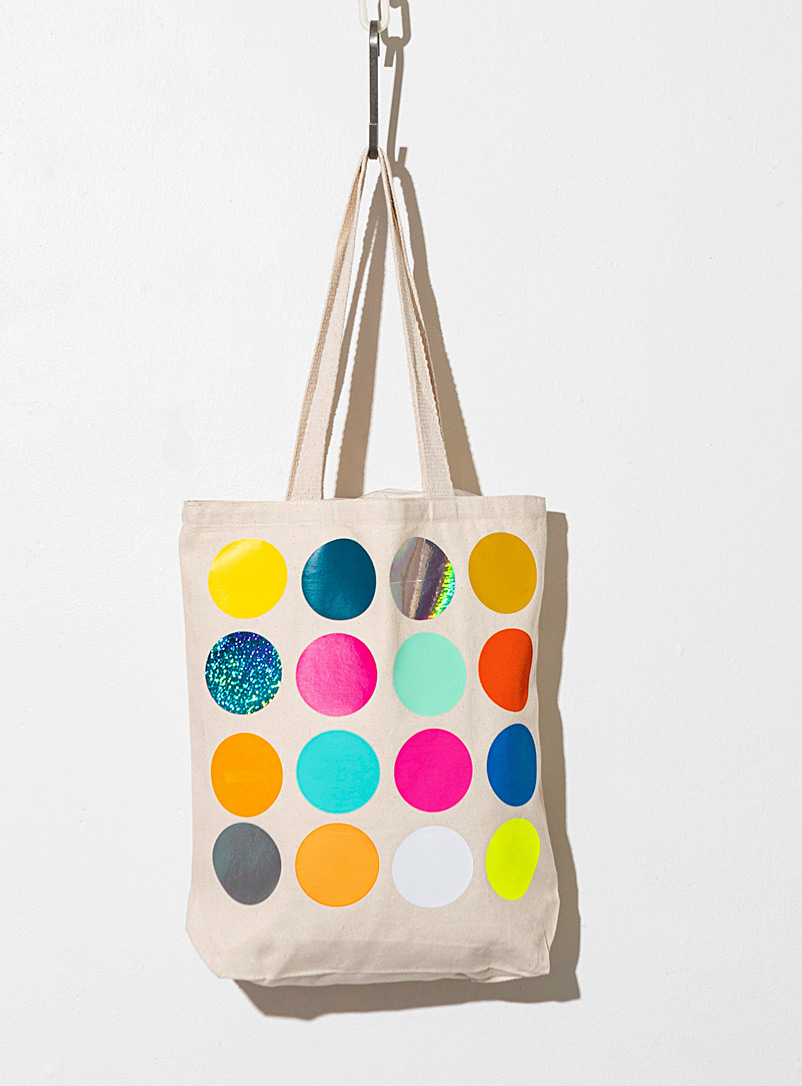 OKAYOK Assorted Small festive polka dots tote bag