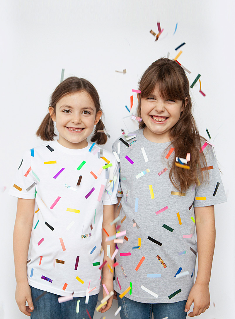 OKAYOK White Confettis T-shirt Kids