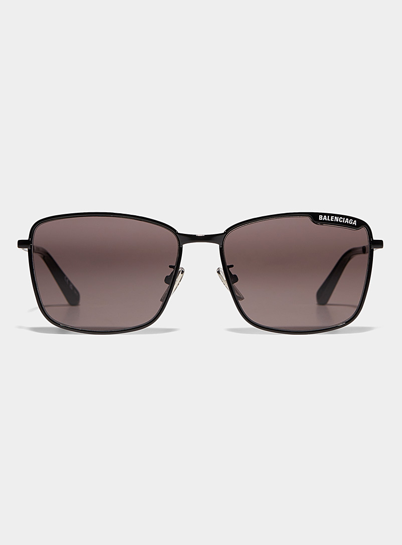 Pitch black aviator sunglasses | Balenciaga | | Simons
