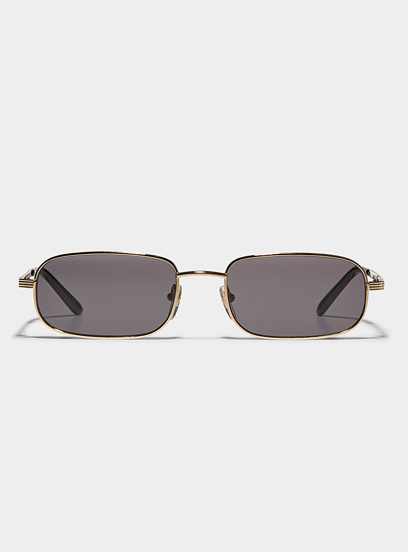 Sleek Modern Sunglasses For Men & Women | Silver Or Gold Metal Frame With UV400 Protection