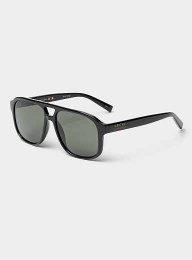 Les lunettes de soleil aviateur en ac&eacute;tate