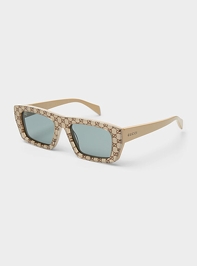 Logo square sunglasses