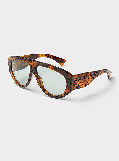 Les lunettes de soleil aviateur XL grav&eacute;es
