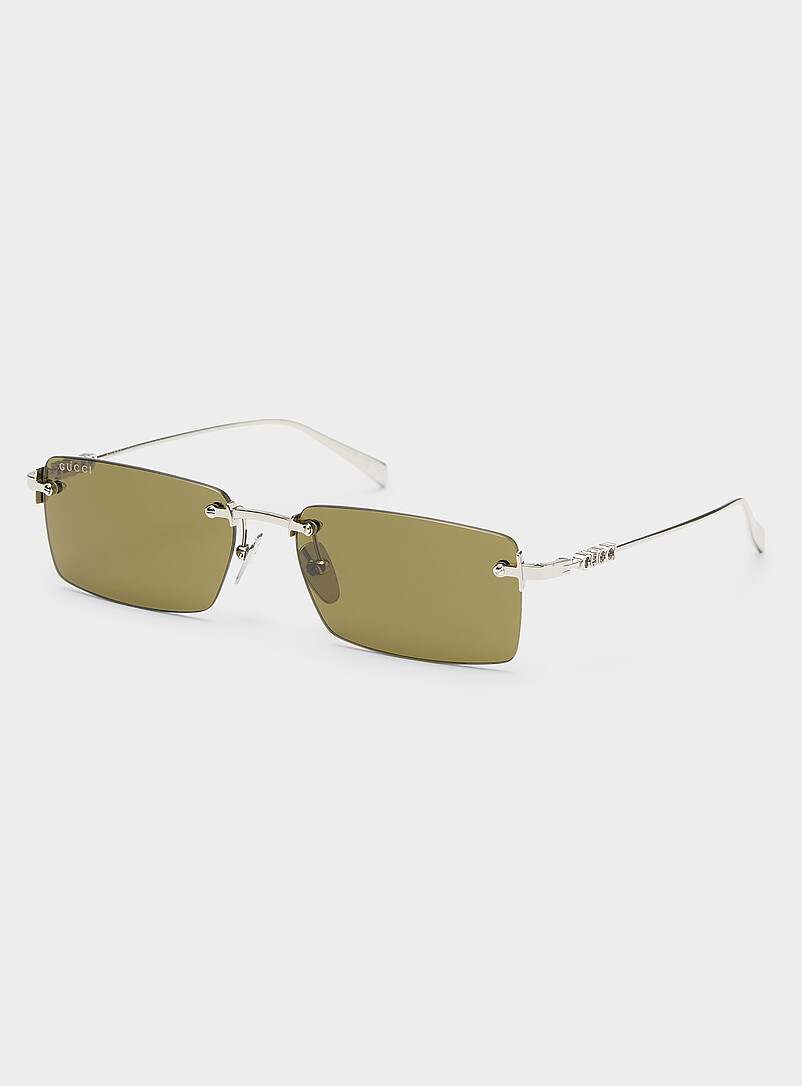 Frameless rectangular sunglasses | Gucci | | Simons