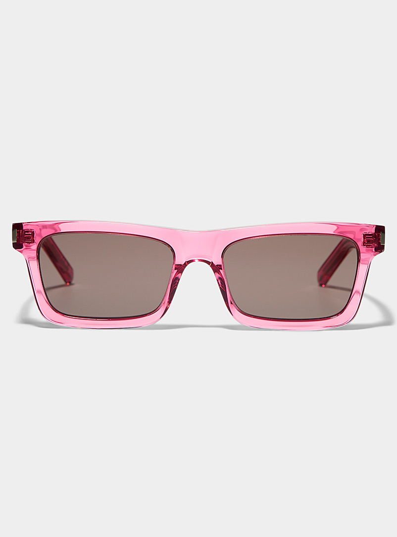 Saint Laurent Pink Square pink sunglasses for men