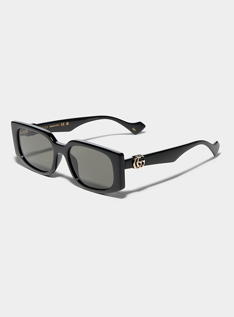 Gucci Black Designer minimalist sunglasses for women
