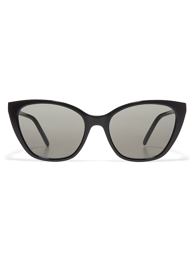 Saint Laurent Black Pronounced cat-eye sunglasses for women