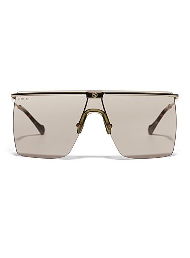 Sleek shield sunglasses | Gucci | | Simons