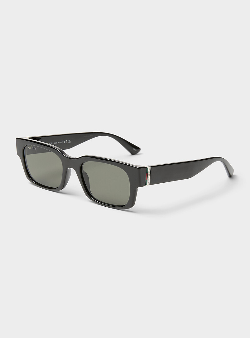 Flat-edge rectangular sunglasses product image (primary)