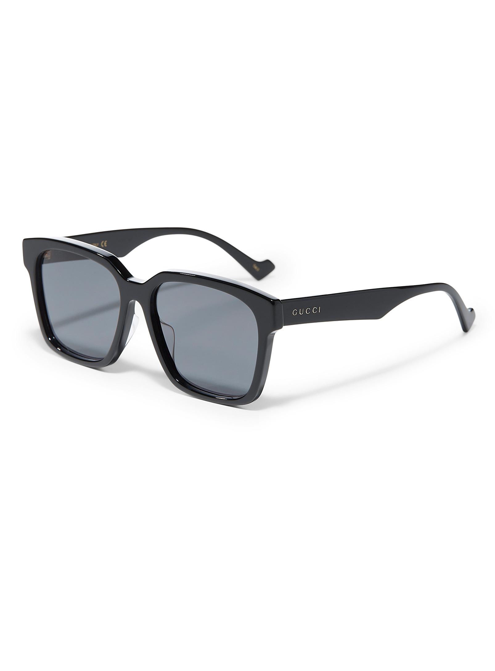 Gucci - Les lunettes de soleil carrées noires