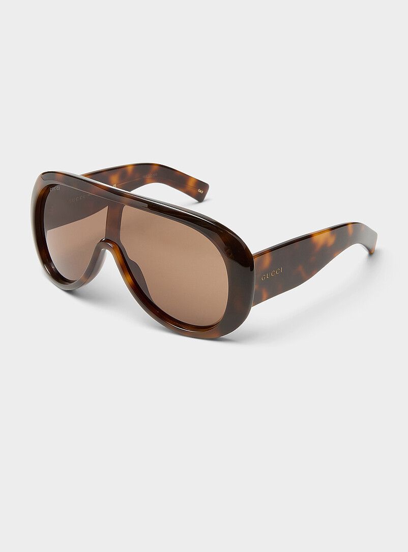 XL curved aviator sunglasses product image (primary)