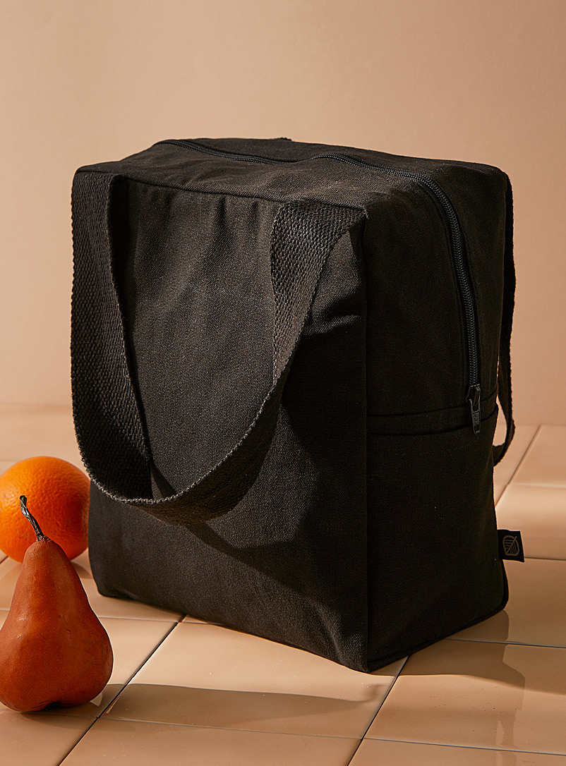 Simons Maison Black Black lunch bag