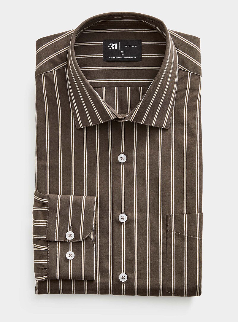Double stripe shirt Comfort fit product image (primary)