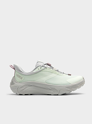 Hoka: La chaussure de course en sentier Transport 2 &eacute;cume de mer Femme Vert p&acirc;le pour femme