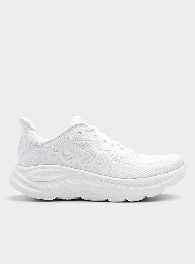 White Clifton 10 sneakers Women product image (primary)