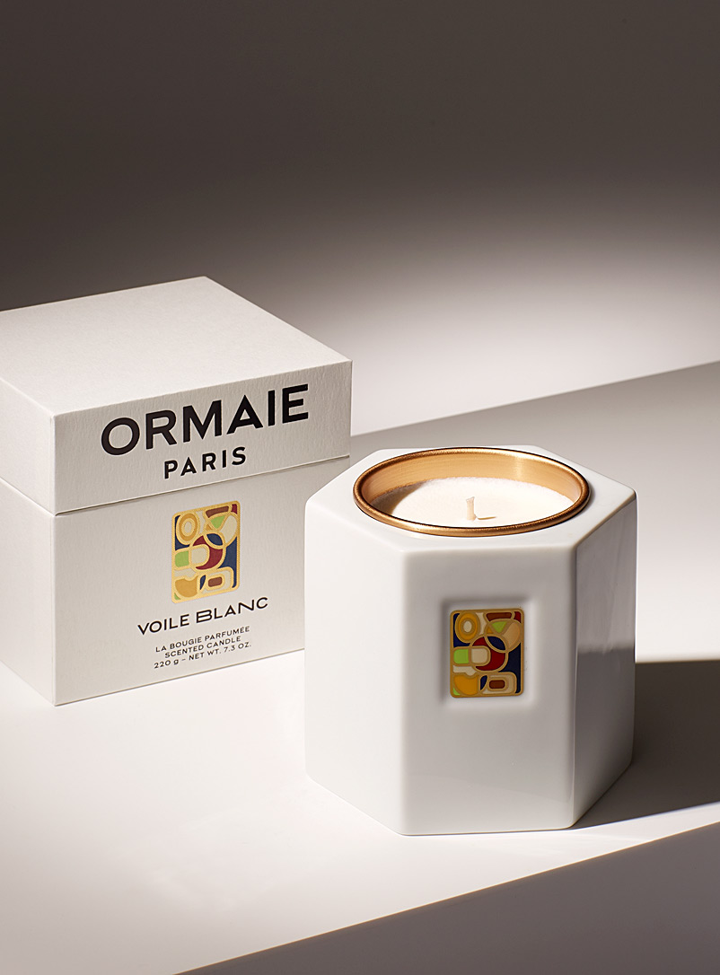 ORMAIE Assorted Voile blanc scented candle for women