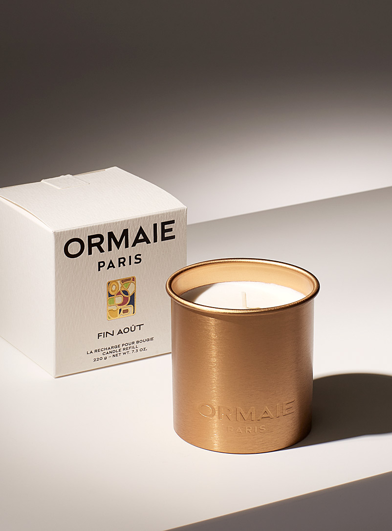 ORMAIE Assorted Fin août scented candle refill for women
