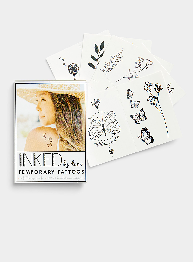 INKED by Dani: Les tatouages temporaires motifs mode Oxford pour femme