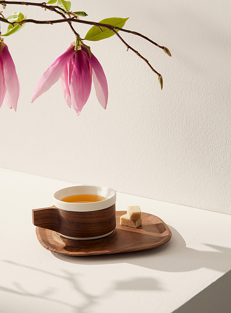 UBU Design White Coffee cup and saucer set