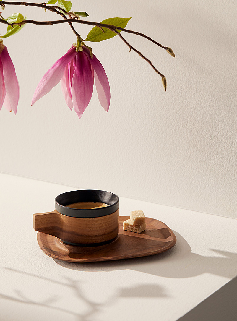 UBU Design Grey Coffee cup and saucer set