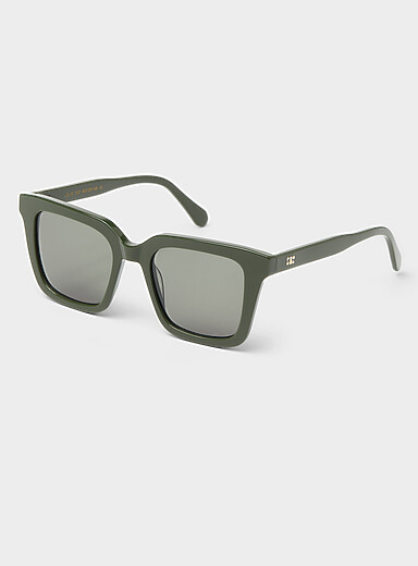 Charlotte polarized oversized square sunglasses