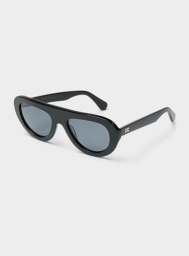 Les lunettes de soleil aviateur surdimensionn&eacute;es Bowie