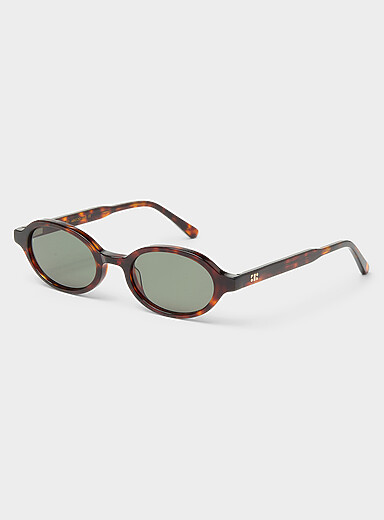 Les lunettes de soleil ovales &eacute;troites Mila